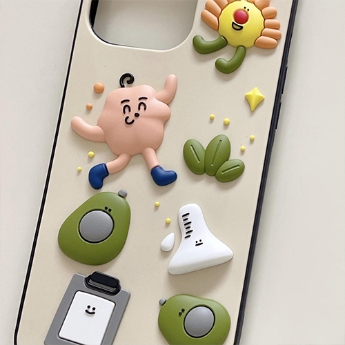 Sarung Telefon Mudah Alih Kartun Tiga Dimensi